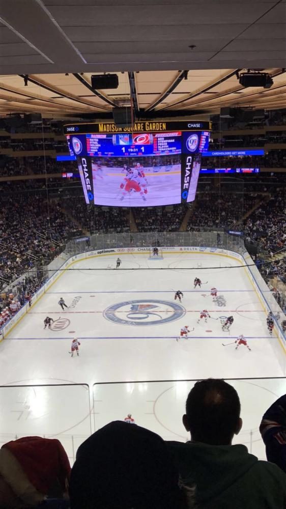 Square off: The Rangers play the Hurricanes at the Garden